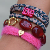 Pulsera Pastilla Burdeos